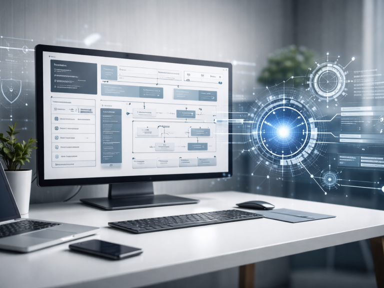 Marketing automation concept with lightbulb and strategy icons representing Echeva’s AI-powered guest engagement services.